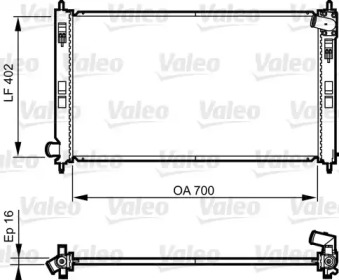 Теплообменник (VALEO: 735575)