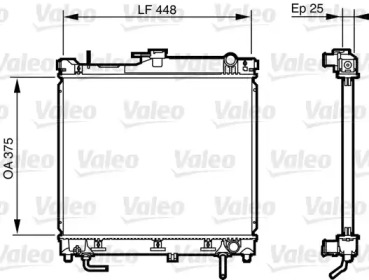 Теплообменник (VALEO: 735578)