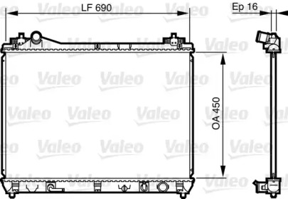 Теплообменник (VALEO: 735580)