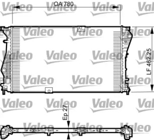 Теплообменник (VALEO: 735599)