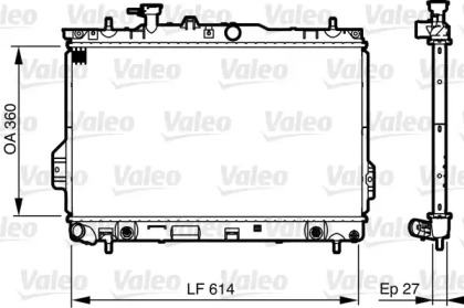 Теплообменник (VALEO: 735606)