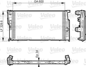 Теплообменник (VALEO: 735612)