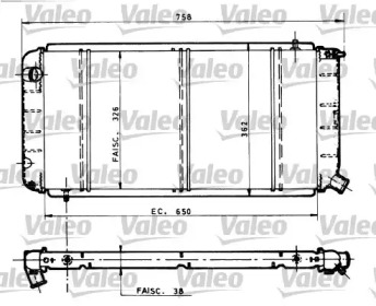 Теплообменник (VALEO: 810815)