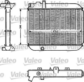 Теплообменник (VALEO: 810819)