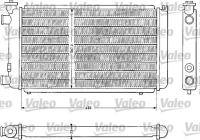 Теплообменник (VALEO: 810843)