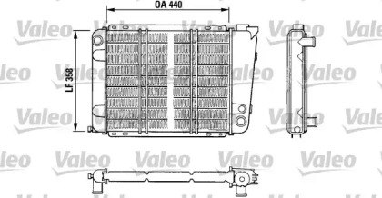 Теплообменник (VALEO: 810873)