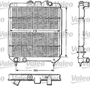 Теплообменник (VALEO: 810886)