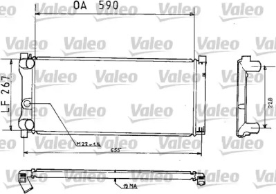 Теплообменник (VALEO: 810925)