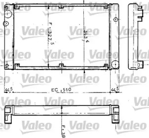 Теплообменник (VALEO: 810952)