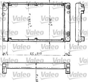 Теплообменник (VALEO: 810953)