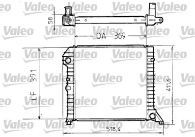 Теплообменник (VALEO: 810956)