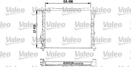 Теплообменник (VALEO: 811068)