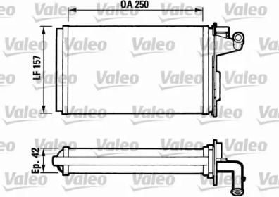 Теплообменник (VALEO: 811075)