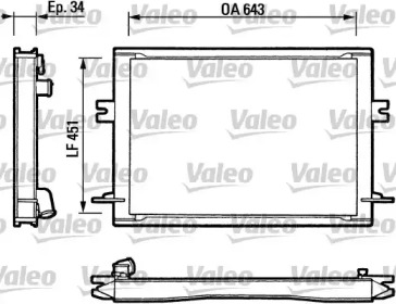 Теплообменник (VALEO: 811348)