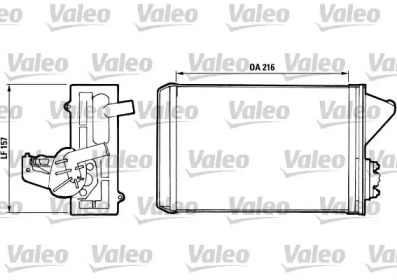 Теплообменник (VALEO: 811397)