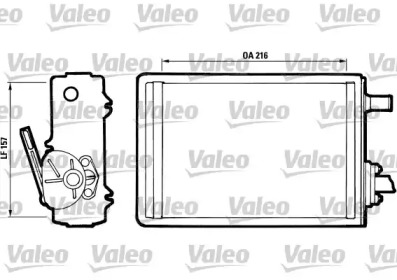 Теплообменник (VALEO: 811399)