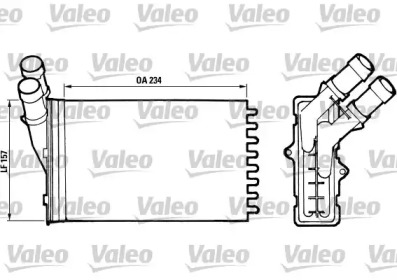 Теплообменник (VALEO: 812005)