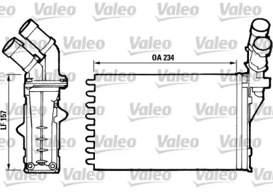 Теплообменник (VALEO: 812006)