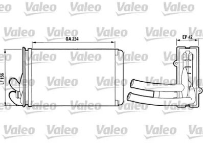 Теплообменник (VALEO: 812012)