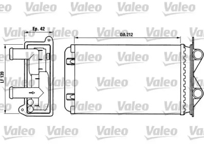 Теплообменник (VALEO: 812013)