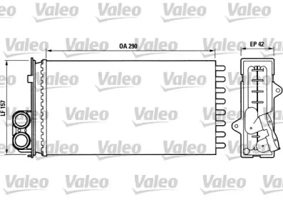 Теплообменник (VALEO: 812014)