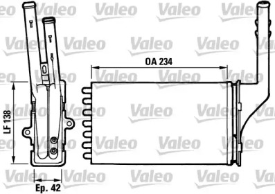 Теплообменник (VALEO: 812016)