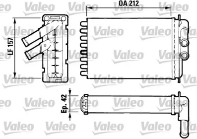 Теплообменник (VALEO: 812017)