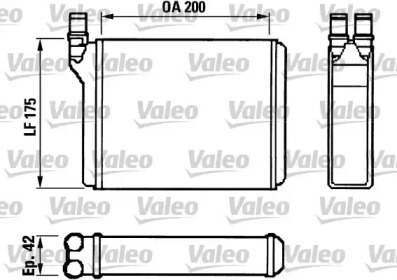 Теплообменник (VALEO: 812022)