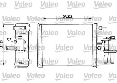 Теплообменник (VALEO: 812024)