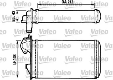 Теплообменник (VALEO: 812029)