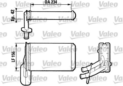 Теплообменник (VALEO: 812031)