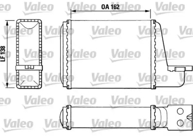 Теплообменник (VALEO: 812033)