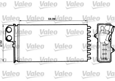 Теплообменник (VALEO: 812037)