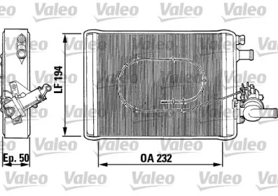 Теплообменник (VALEO: 812046)