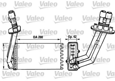 Теплообменник (VALEO: 812048)