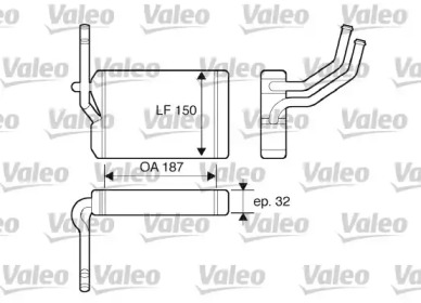 Теплообменник (VALEO: 812071)