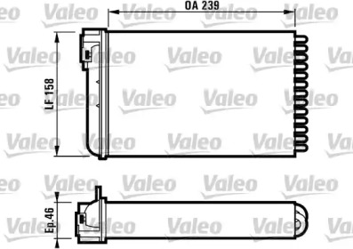 Теплообменник (VALEO: 812110)