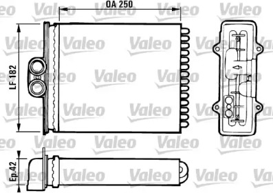 Теплообменник (VALEO: 812118)