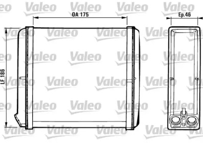 Теплообменник (VALEO: 812120)