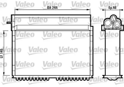 Теплообменник (VALEO: 812124)