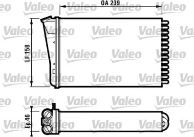 Теплообменник (VALEO: 812126)