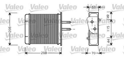 Теплообменник (VALEO: 812145)