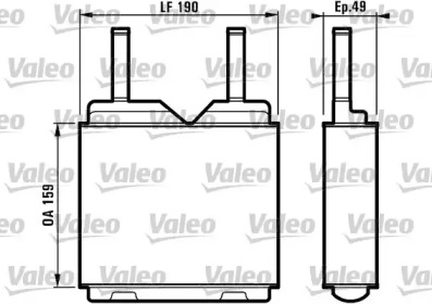 Теплообменник (VALEO: 812148)