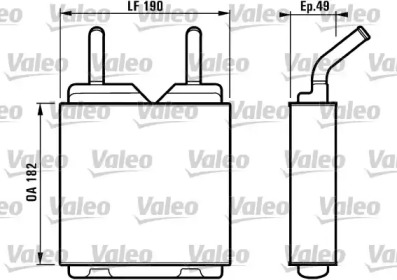 Теплообменник (VALEO: 812150)