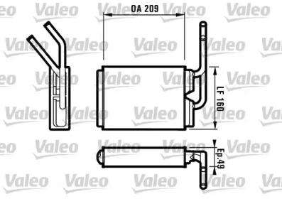 Теплообменник (VALEO: 812154)