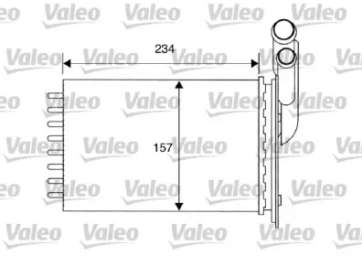 Теплообменник (VALEO: 812157)