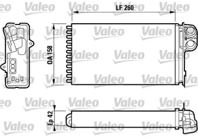 Теплообменник (VALEO: 812161)