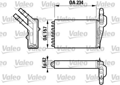 Теплообменник (VALEO: 812169)