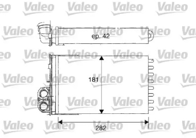 Теплообменник (VALEO: 812181)