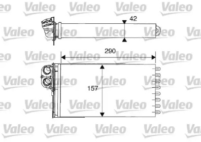 Теплообменник (VALEO: 812212)